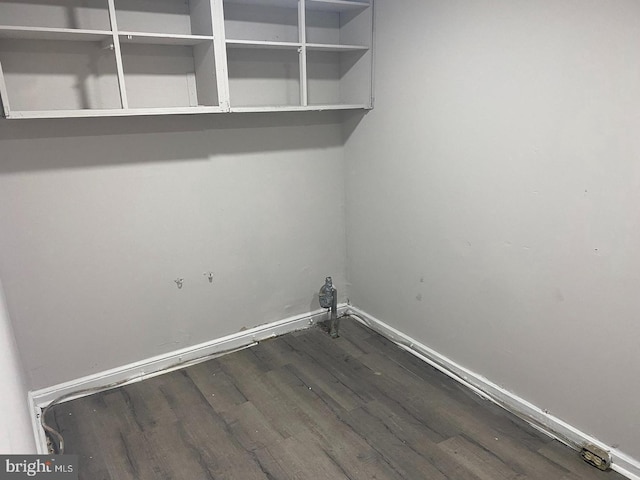 washroom featuring wood-type flooring