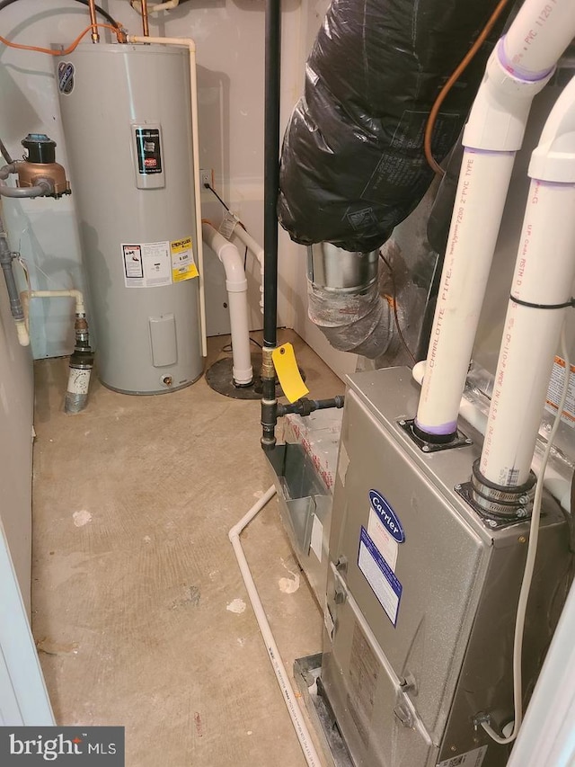 utilities with electric water heater