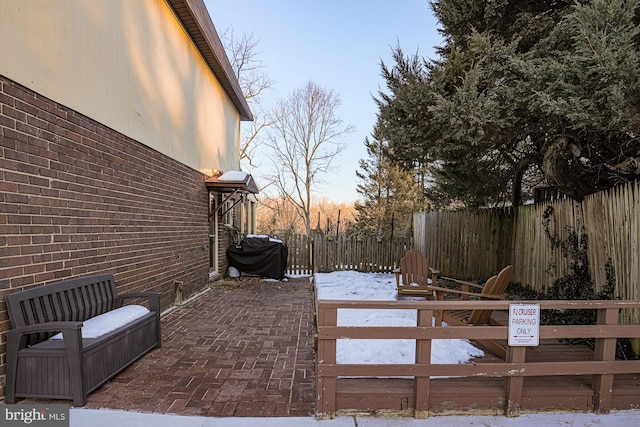 exterior space featuring a patio area