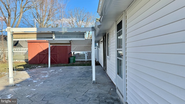 view of patio