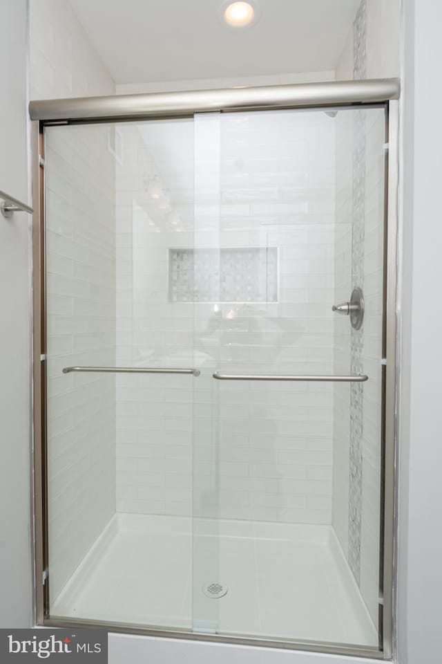 bathroom with walk in shower