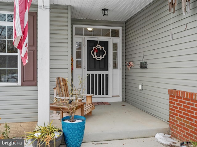 view of entrance to property