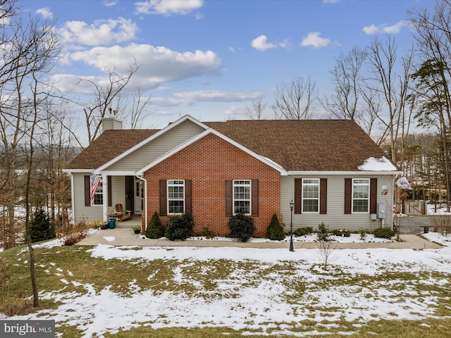 view of front of property