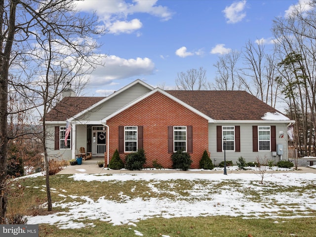 view of front of home