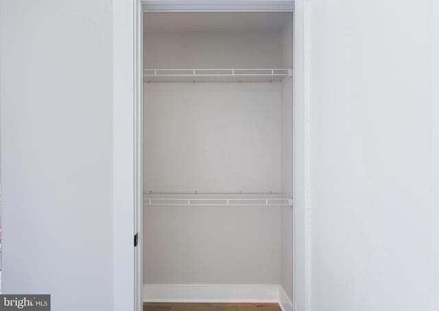 view of closet