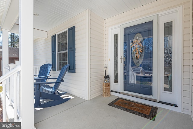 view of entrance to property