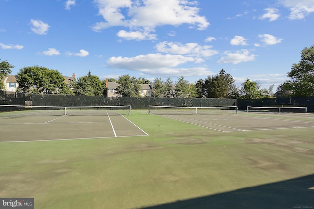 view of sport court