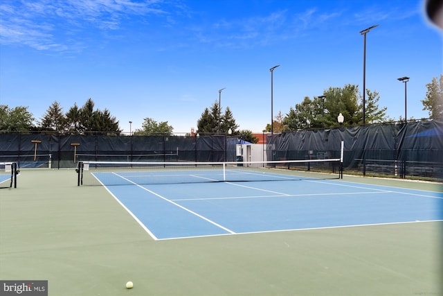 view of sport court with basketball court