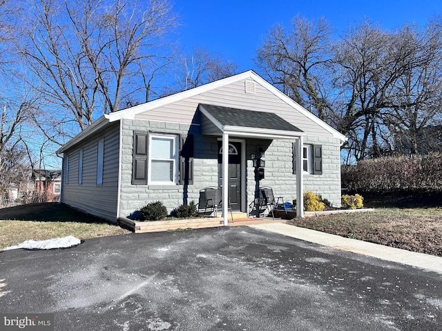 view of bungalow