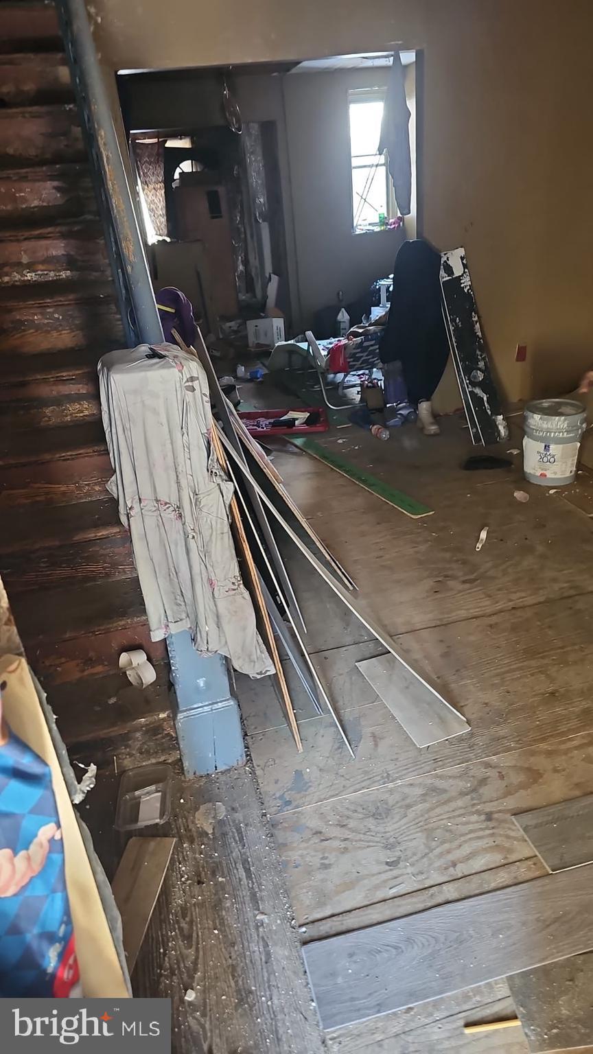 dining area with dark wood-type flooring