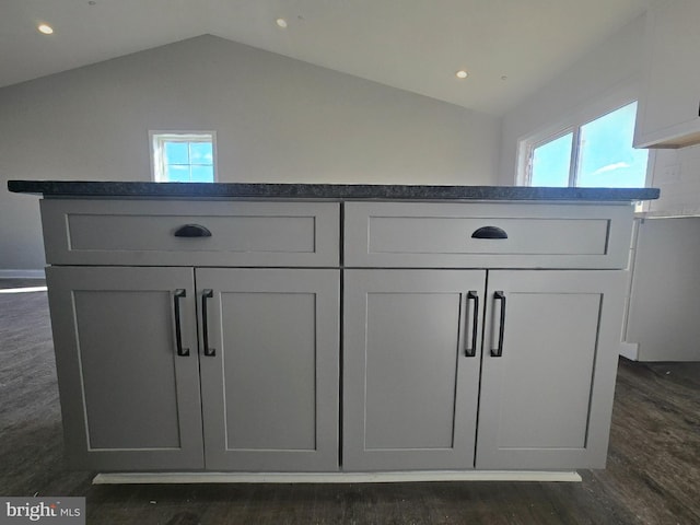 interior details featuring recessed lighting and wood finished floors