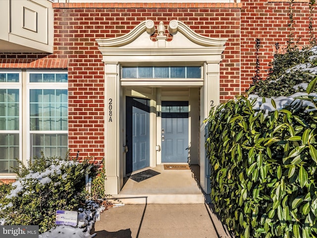 view of entrance to property