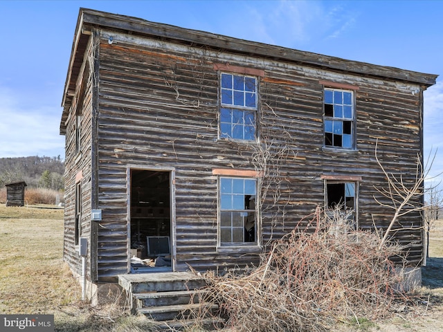 view of rear view of house