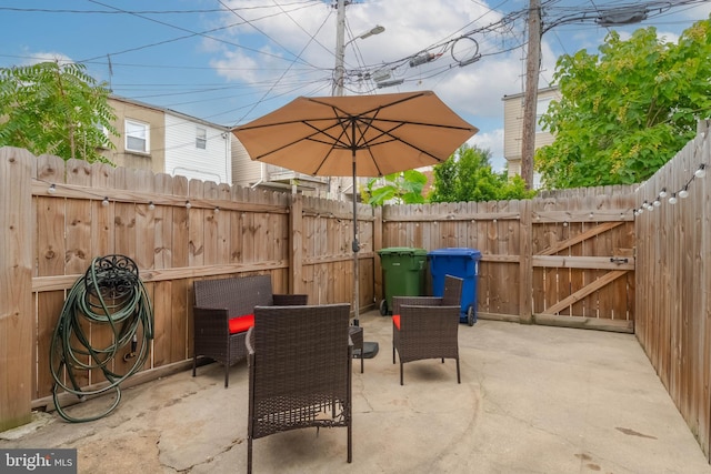 view of patio / terrace