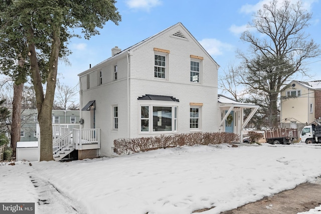 view of front of home