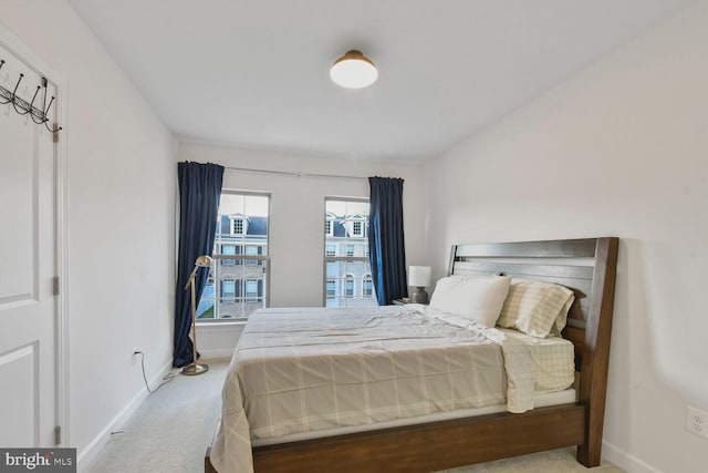 bedroom featuring carpet flooring