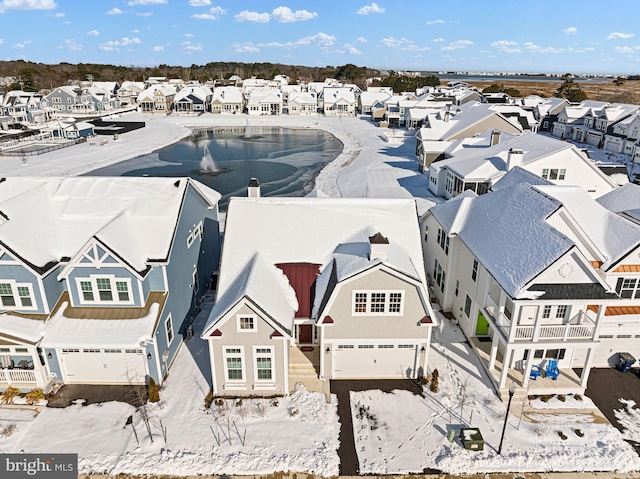 birds eye view of property featuring a residential view