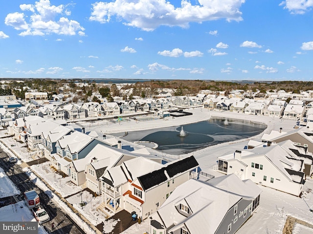 drone / aerial view featuring a residential view