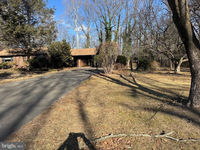 view of front of home with driveway