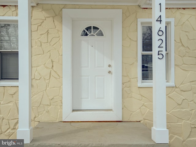 view of entrance to property