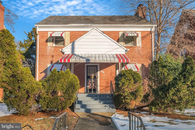 view of front of property