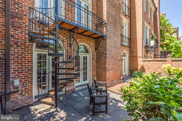 view of patio / terrace with french doors