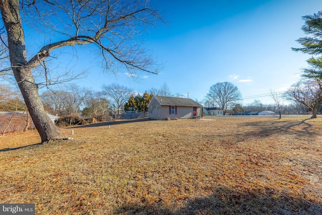 view of yard