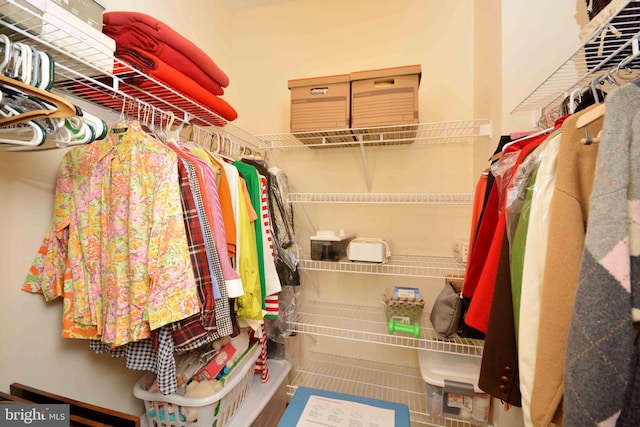 view of spacious closet