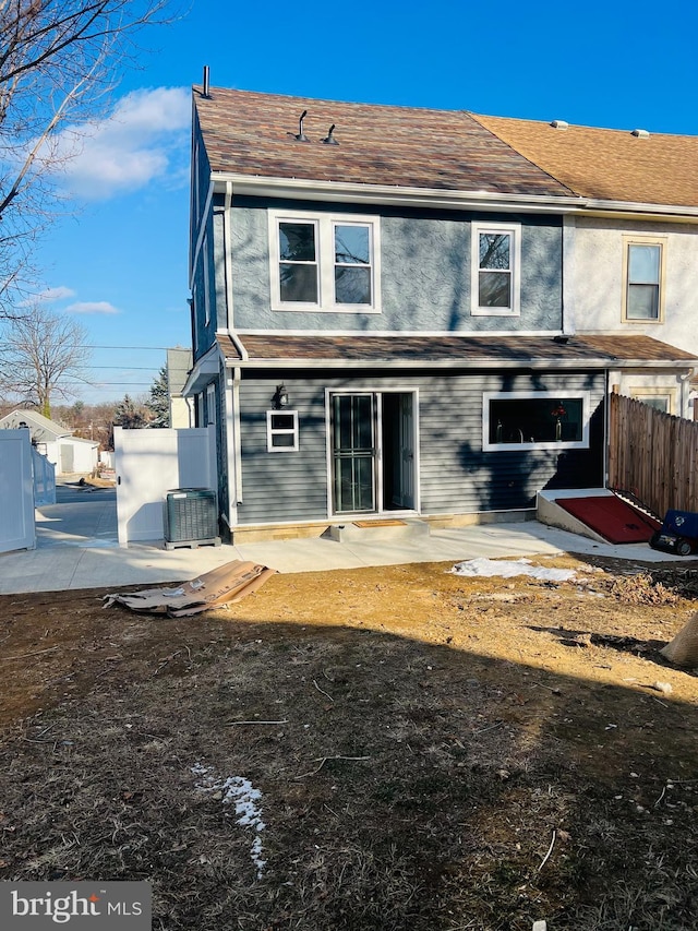 rear view of house featuring a patio area