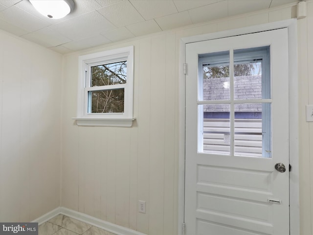 doorway featuring a wealth of natural light