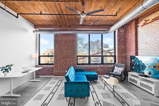 view of patio / terrace with ceiling fan