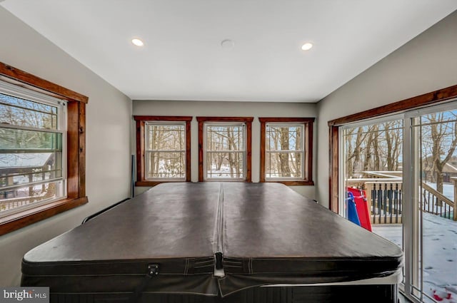 kitchen featuring a wealth of natural light