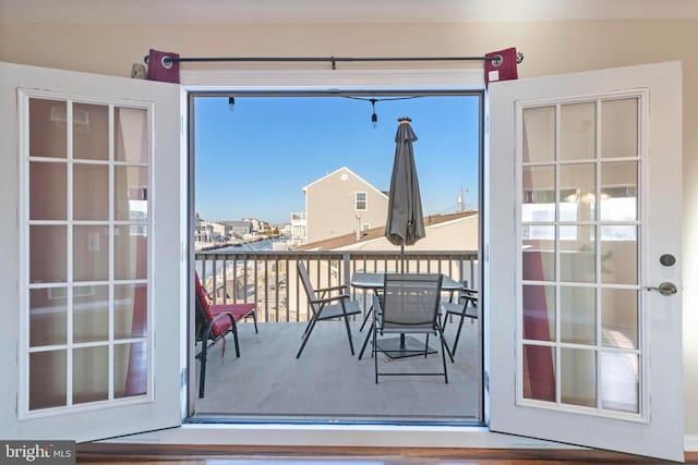 entryway with plenty of natural light