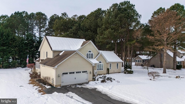 traditional home featuring a garage