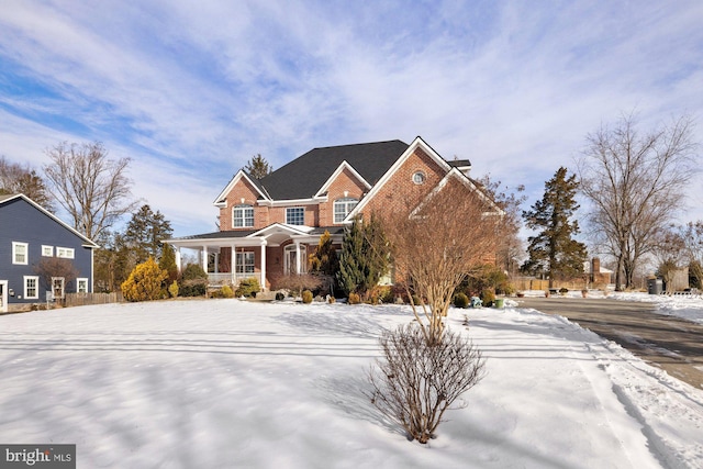 view of front of home featuring a porch