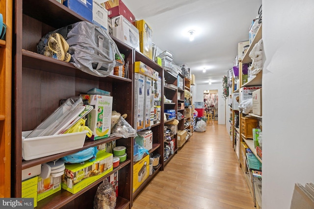 view of storage room