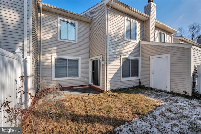 view of rear view of property