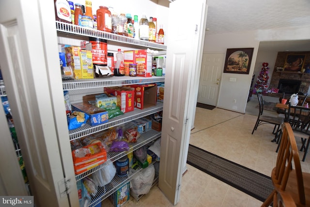 view of pantry