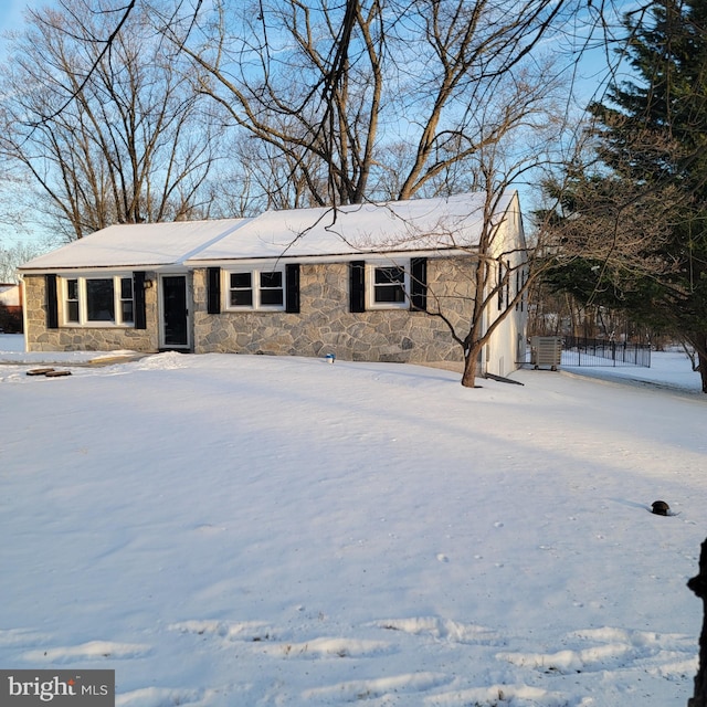 view of ranch-style home