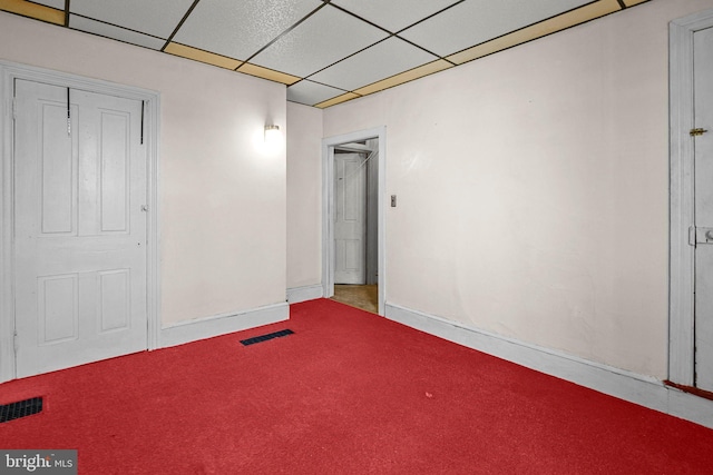 empty room with carpet floors