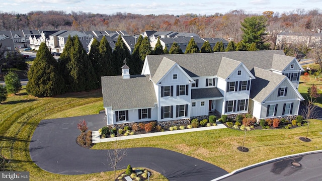 birds eye view of property featuring a residential view