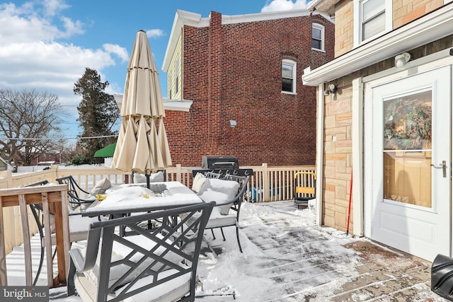 view of patio / terrace featuring outdoor dining area