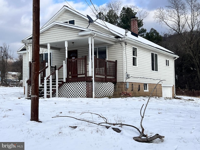 view of front of property