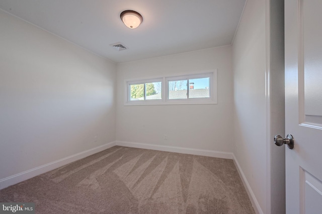 empty room with carpet floors