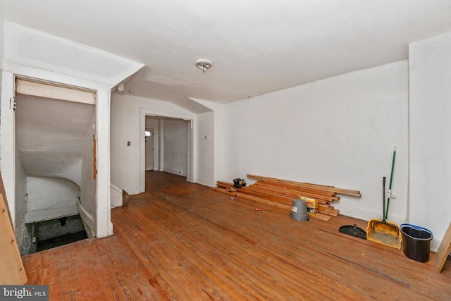 interior space featuring hardwood / wood-style floors