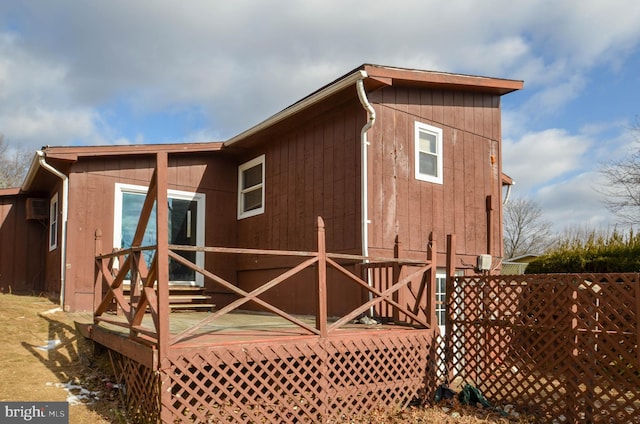 view of back of property