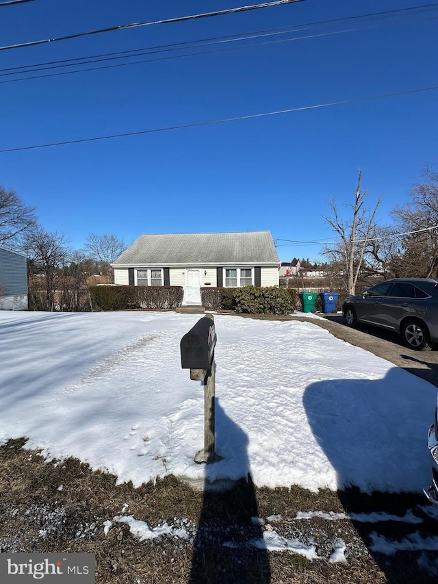 view of front of home