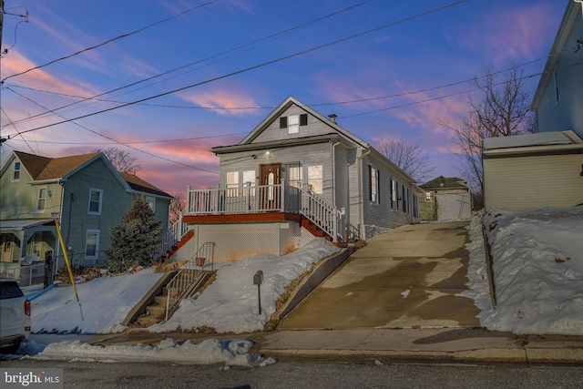 view of front of house