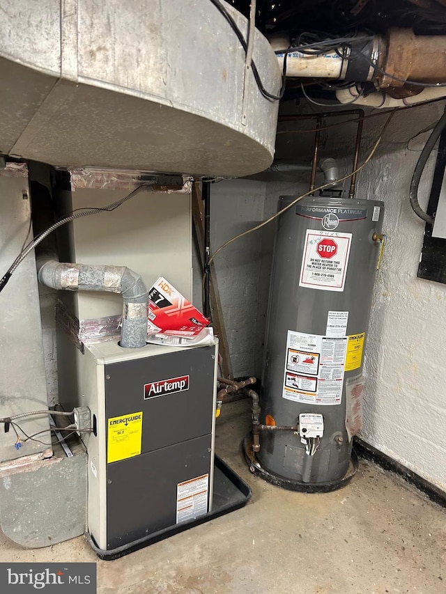 utilities with gas water heater