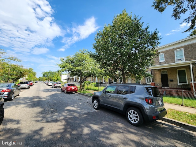 view of road